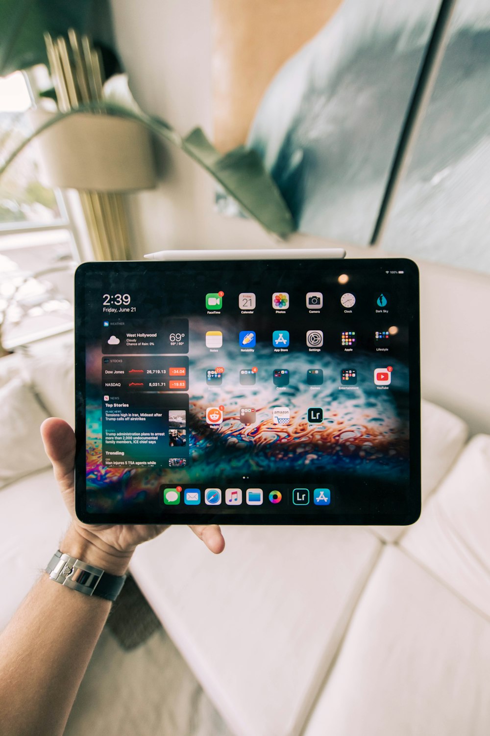 Tablet-first layout